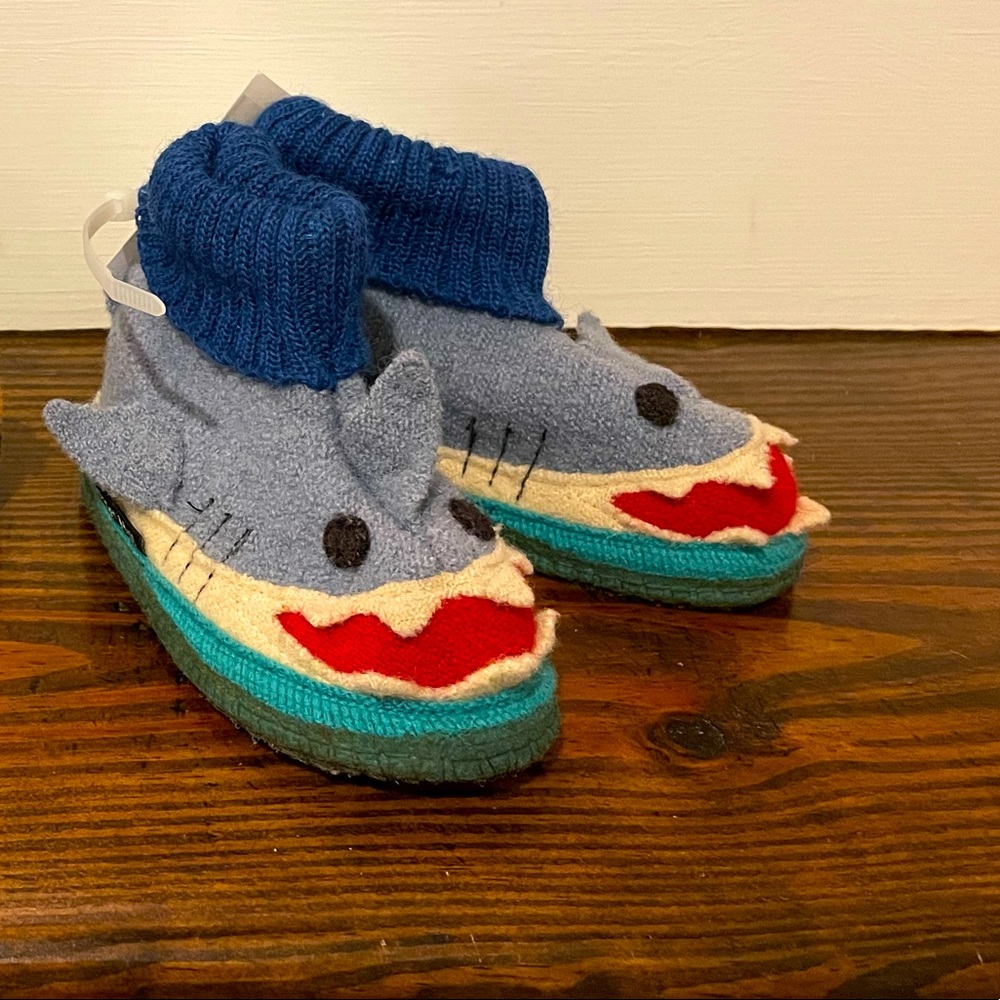 Garnet Hill Boiled Wool Toddler Slippers